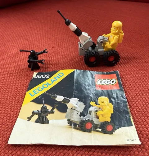 LEGO 6802 Space Probe Complete Set w/ Manual VINTAGE