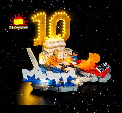 Brick Shine -GC Light kit for Lego Kylian Mbappé – Soccer Highlights 43013 (NEW)