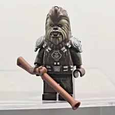 Wookiee LEGO Chief Tarfful Minifigure - Star Wars Kashyyyk 75043 75233 Rifle