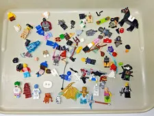 LEGO minifig lot 1lb 1 pound lego mini figs and parts batman star wars spiderman