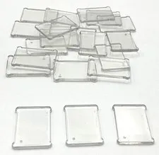 Lego 20 New Trans-Clear Glass for Windows 1 x 3 x 2 Flat Front Parts