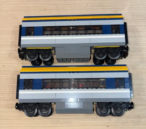 Passenger Cars ONLY LEGO City 60197 train no minifigs no instructions TOWN