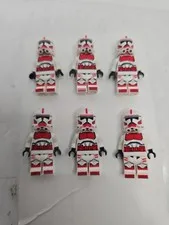 LEGO Star Wars Shock Trooper Clone Minifigure Coruscant Guard LOT of 6 75354