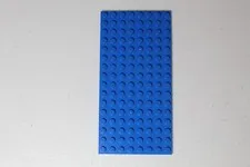 LEGO Plate 8 x 16 - Blue - # 92438 - Quantity Of 1