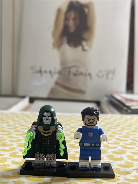 DR. DOOM REED RICHARDS MR. FANTASTIC LEGO MINIFIG LOT four first steps marvel