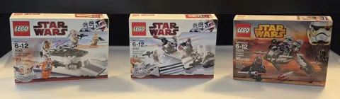 Lego Star Wars Battle Pack 3-Set (8083, 8084, 75079) Sealed