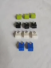 11x Lego Hero Factory Bionicle Fists with Axle Hole (Blue, Lime, White, Black)