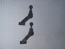 2 Lego 32476 Black Bionicle Arm 5 x 7 w/ Dual Axle Hole 90 degree Star Wars 