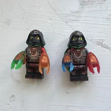 LEGO Ninjago - Krux and Acronix - All 4 Time blades - Perfect Condition