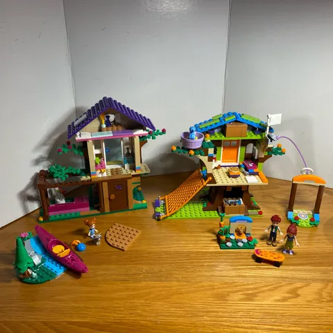 LEGO Friends - MIA'S TREE HOUSE 41335 FOREST HOUSE 41679  Nearly Complete
