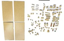 LEGO Tan Bulk Lot 4x Baseplates 16x32 Vintage Desert Adventurers Pharaoh 5988