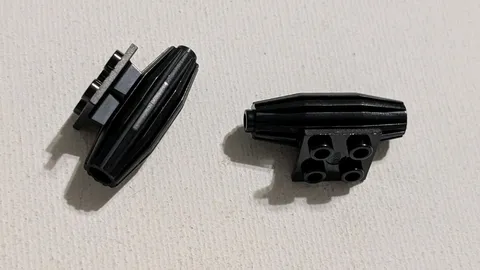 LEGO Part 4229 Black Engine x2 Strakes