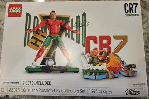 LEGO 66823 Editions Cristiano Ronaldo Collector's Set Co-Pack, Walmart Exclusive