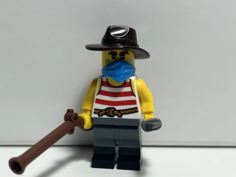 LEGO Cowboy Bandit Minifigure From Bricklink Program Western Train