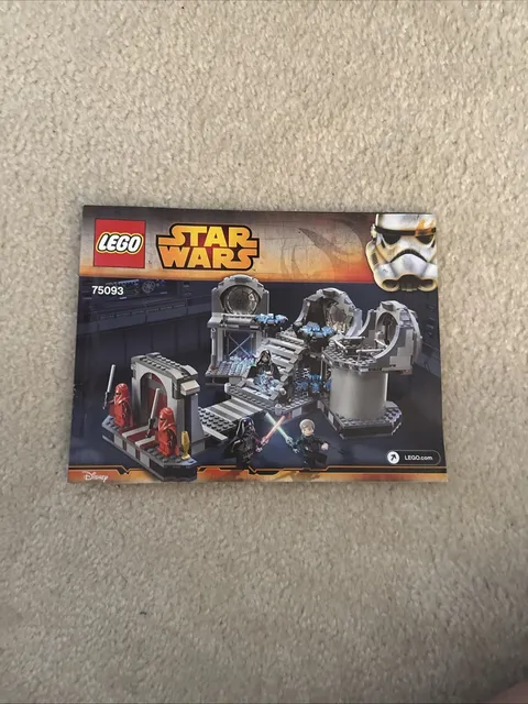 Lego Star Wars 75093 Death Star Final Duel Instruction Manual Only