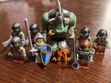LEGO Castle 7048 Troll Warship Complete w/ 9 Minifig Big Fig No Box Manual