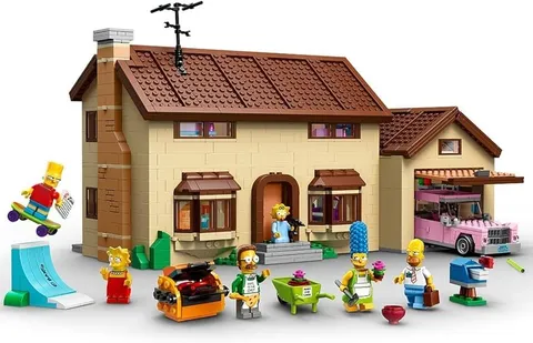 LEGO The Simpsons 71006 The Simpsons House NO Box or Manual READ Description