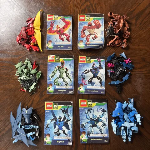 LEGO Ben 10: Alien Force lot | 8409, 8410, 8517, 8518 & 8519 | Free Shipping!!!