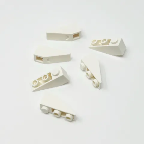 4287 LEGO Parts Slope Inverted 33 3x1 WHITE (6)