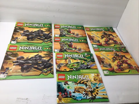 LEGO Ninjago Instructions Only Lot: 70503, 9558, 9447, 9448, 9444