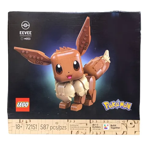 LEGO Pokémon – Eevee, 72151, 587 Pieces., Building Set for Adults
