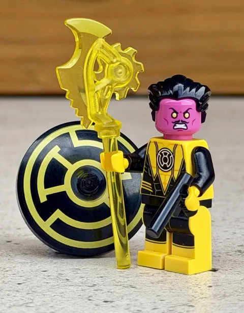 Complete Lego Sinestro Minifigure DC Super Heroes Justice League 76025 sh0144