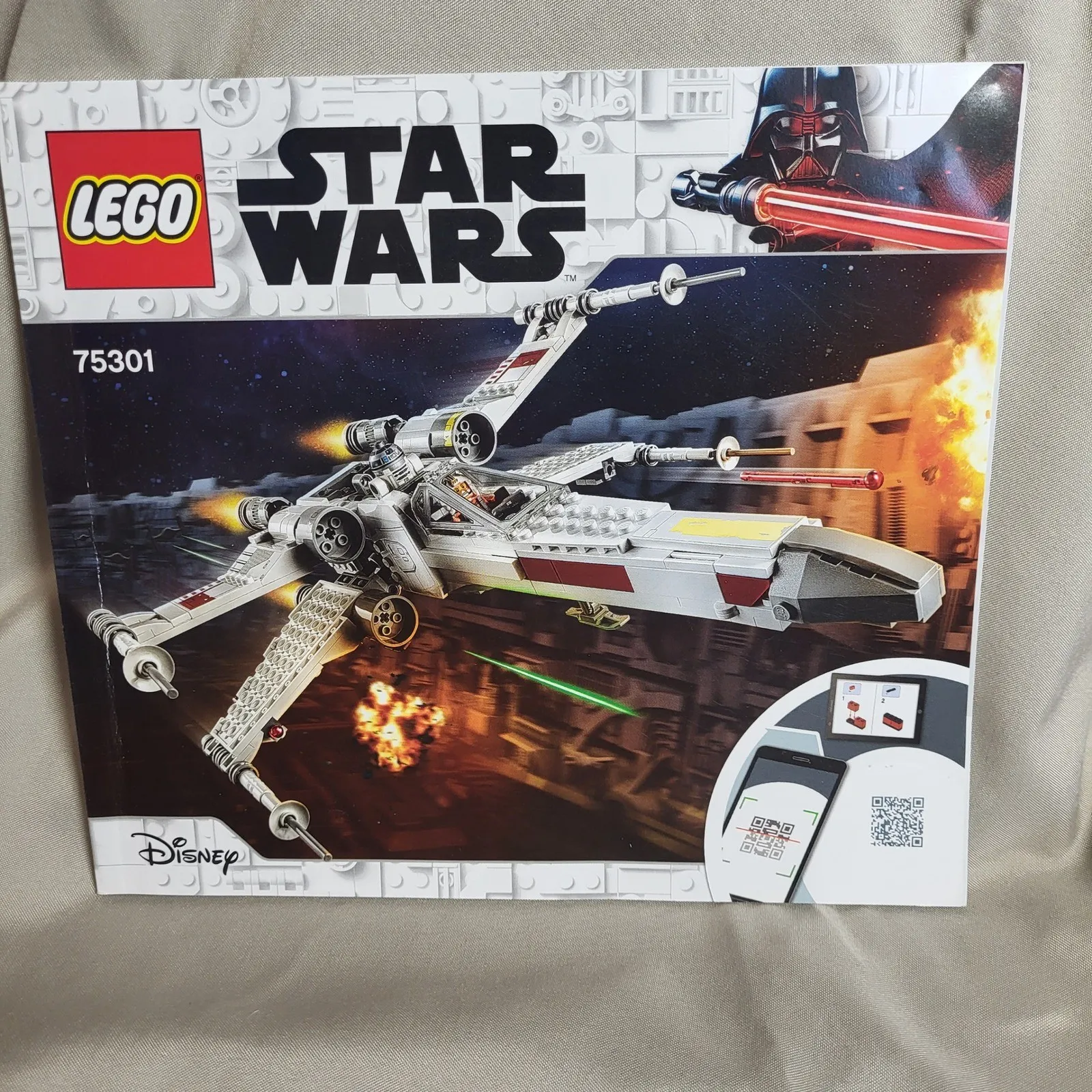LEGO Star Wars 75301 Luke Skywalker X-Wing Fighter Instruction Manual Only 2021
