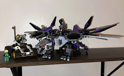 Lego Ninjago Nindroid MechDragon 70725 99% Complete, Missing 2 Minifigures