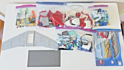 USED LEGO CITY: Airport (3182) 100% Complete No Box Sorted Bags Manuals Included