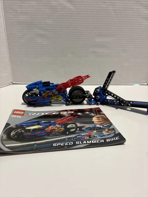 LEGO 8646 * SPEED SLAMMER BIKE MOTORCYCLE * POWER RACERS * COMPLETE w INST.