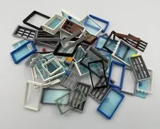 9 OZ. Lego Lot Windows & Doors