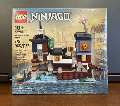LEGO NINJAGO Micro NINJAGO Docks 40704 Promotional Building Set 275 pcs