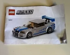 LEGO Speed Champions Nissan Skyline R34 GTR 76917 Instructions Manual Only 