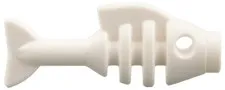 Lego NEW Trash MONSTER Minifigure FISH White Skeleton / Skeletal Bone 71052 Part