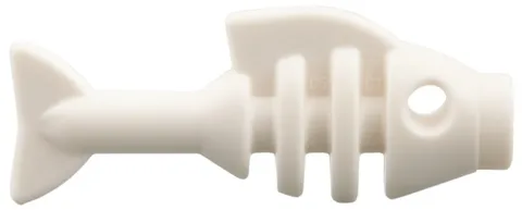 Lego NEW Trash MONSTER Minifigure FISH White Skeleton / Skeletal Bone 71052 Part
