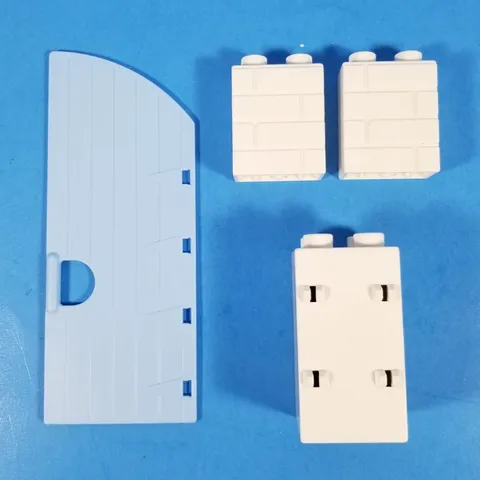 Lego DUPLO Blue Door White Wall Part Piece from Disney 3in1 Magical Castle 10998