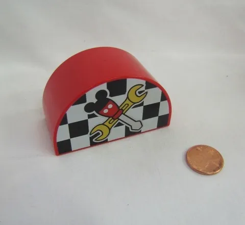 Rare Lego Duplo DISNEY MICKEY MOUSE REPAIR SHOP TOOLS Specialty Printed Block