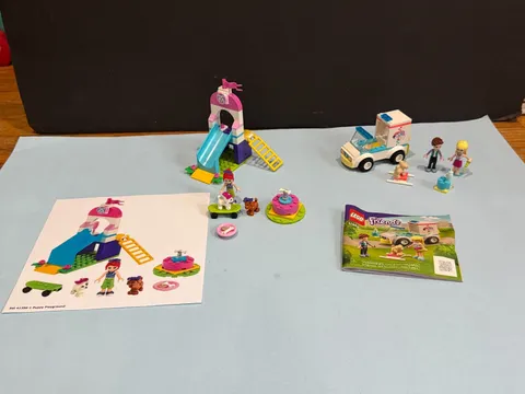 2 Lego Friends Sets: Puppy Playground 41396 & Pet Clinic Ambulance 41694  *READ*
