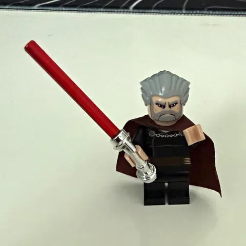 LEGO STAR WARS Clone Wars Count Dooku with curved lightsaber