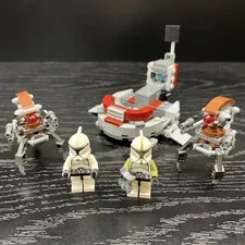 LEGO Star Wars: Clone Troopers Vs. Droidekas 75000 - 100% Complete Retired Set
