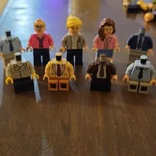 LEGO Minifigure The Office Parts Lot w/ 9 pcs