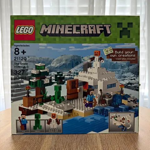 LEGO Minecraft 21120 The Snow Hideout Complete Set 327 pcs Ages 8+