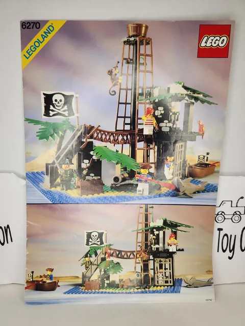 Lego Pirates Forbidden Island (6270) Instruction Booklet Only