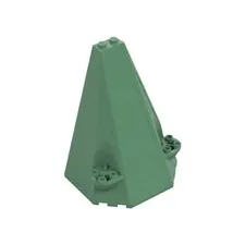 Lego Sand Green Tower Roof 6 x 8 x 9 inv.569