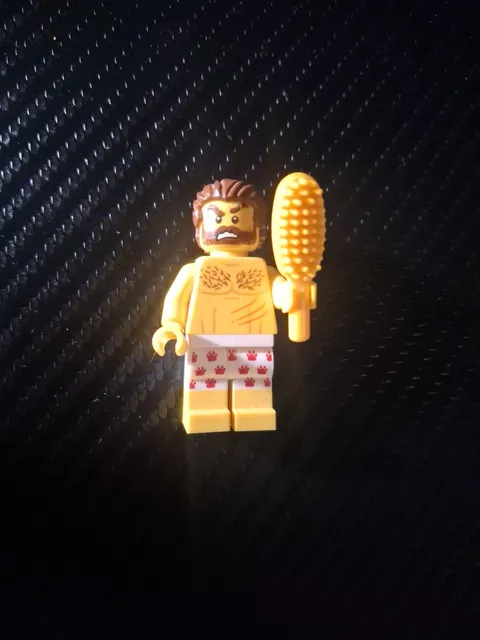 LEGO City Mountain Crook minifigure In Underwear