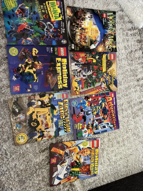 Vintage 90s 1994 1995 Lego Shop At Home Holiday Magazine Catalog - lot of 7 