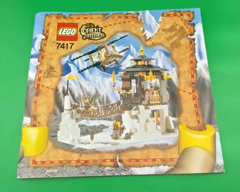LEGO Manual Instruction Booklet ONLY 7417 Temple of Mount Everest Orient Express