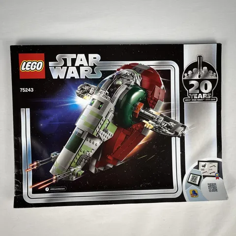 LEGO Star Wars 75243 Slave 1 20th Anniversary Instruction Manual Book Only