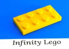 30 LEGO Yellow Plate 2 x 4 (3020) - (30 Pieces)