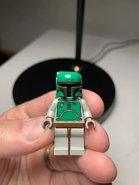 Lego Star Wars Boba Fett Minifigure 3341 Classic Gray Original 100% Authentic